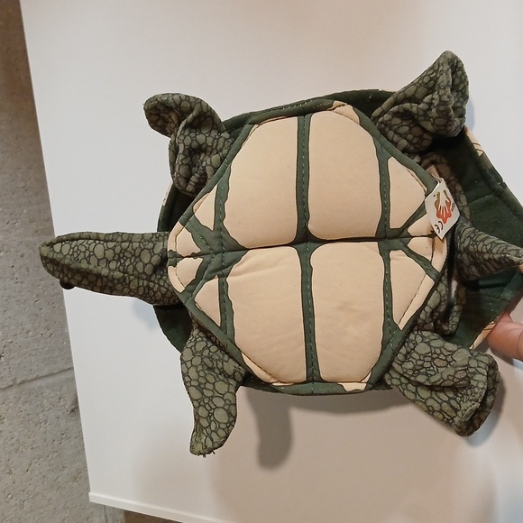Folktails Folkmanis Tortoise Turtle Full Body Hand Puppet Plush Stuffed Toy 12" - Picture 5 of 6